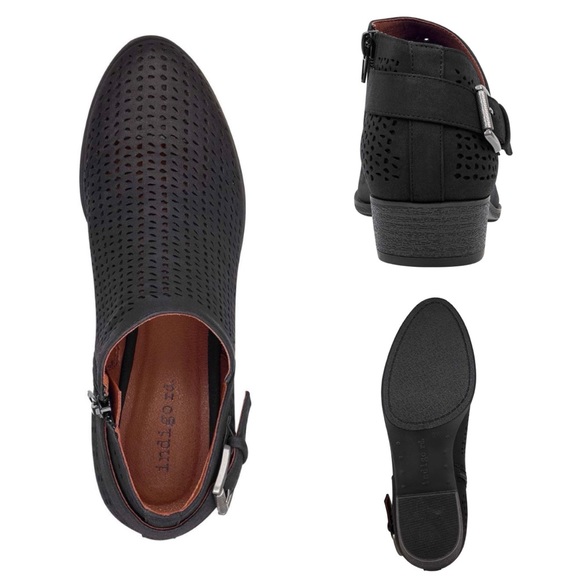 Indigo Rd Cutout Design Black Bootie Women’s 7.5 - Picture 2 of 13